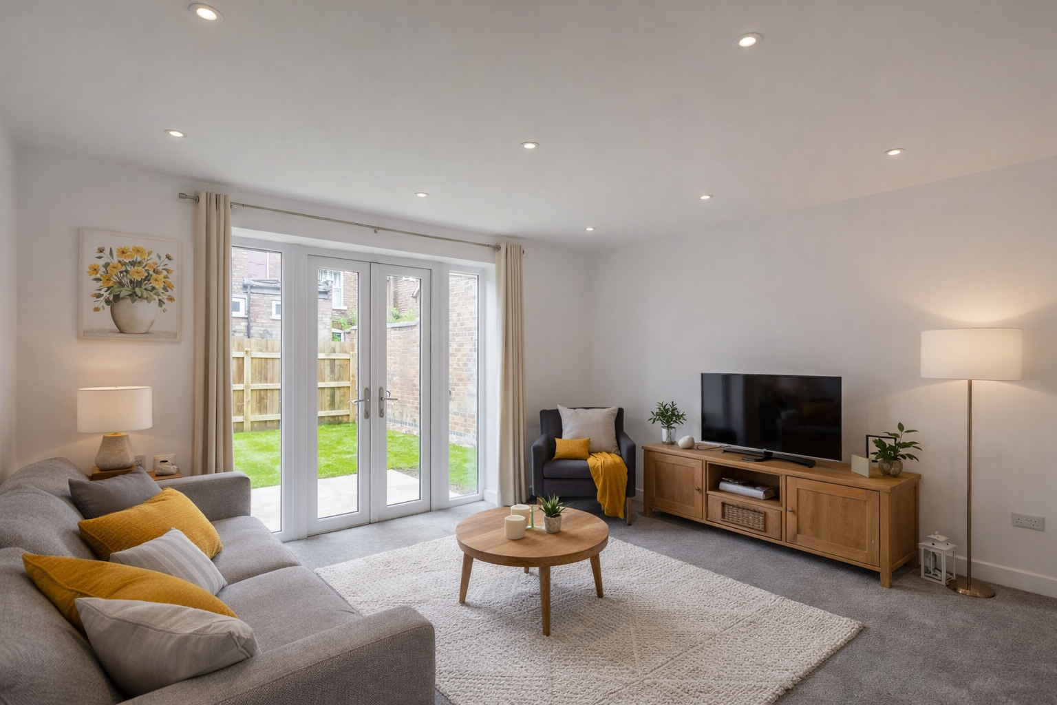 Salisbury Street - Living Room